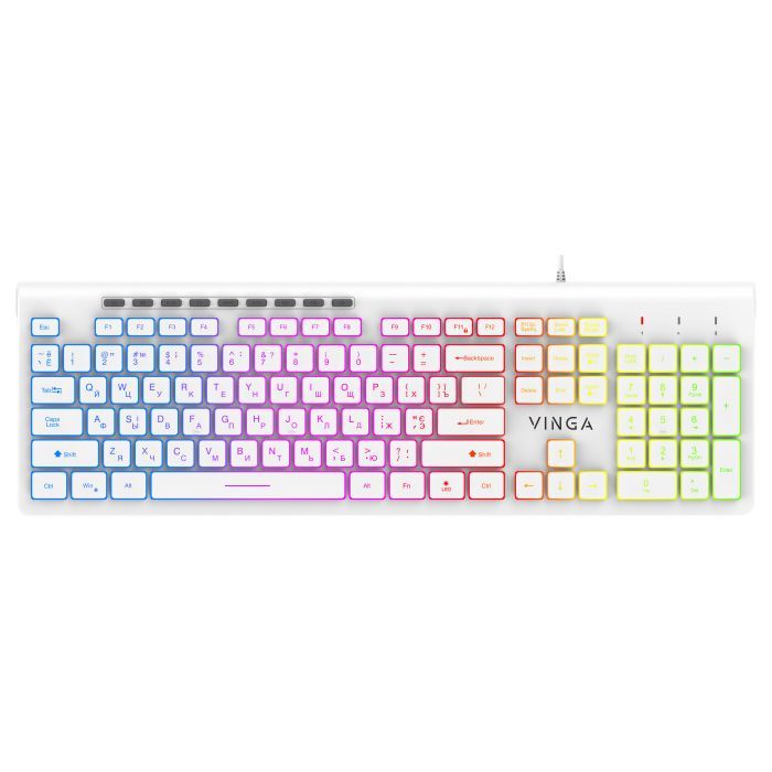 Клавиатура Vinga KB-460 White изображение 2