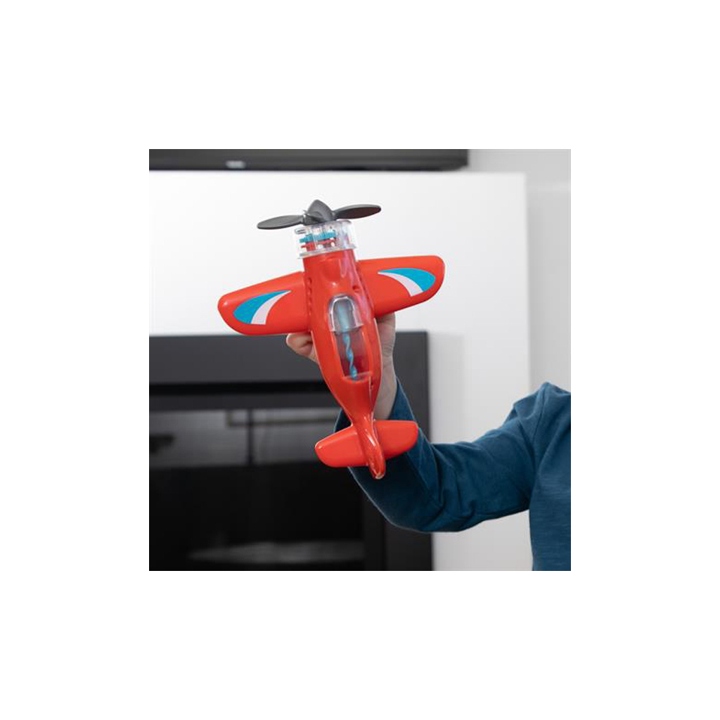 Развивающая игрушка Fat Brain Toys самолет Крутись пропеллер Playviator красный (F2261ML) изображение 6