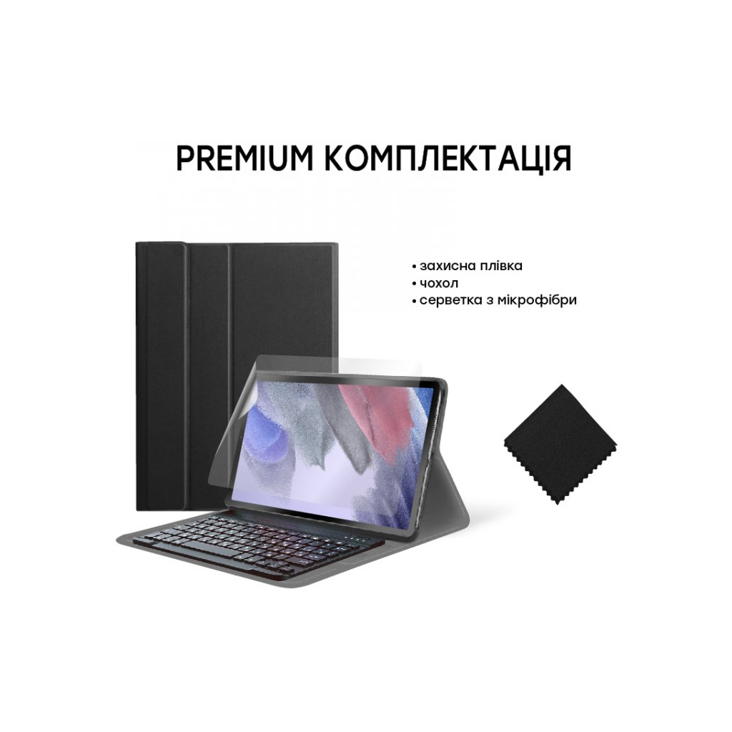 Чехол для планшета AirOn Premium Samsung Galaxy Tab A7 LITE T220/T225 BT keyboard Bla (4822352781065) изображение 8