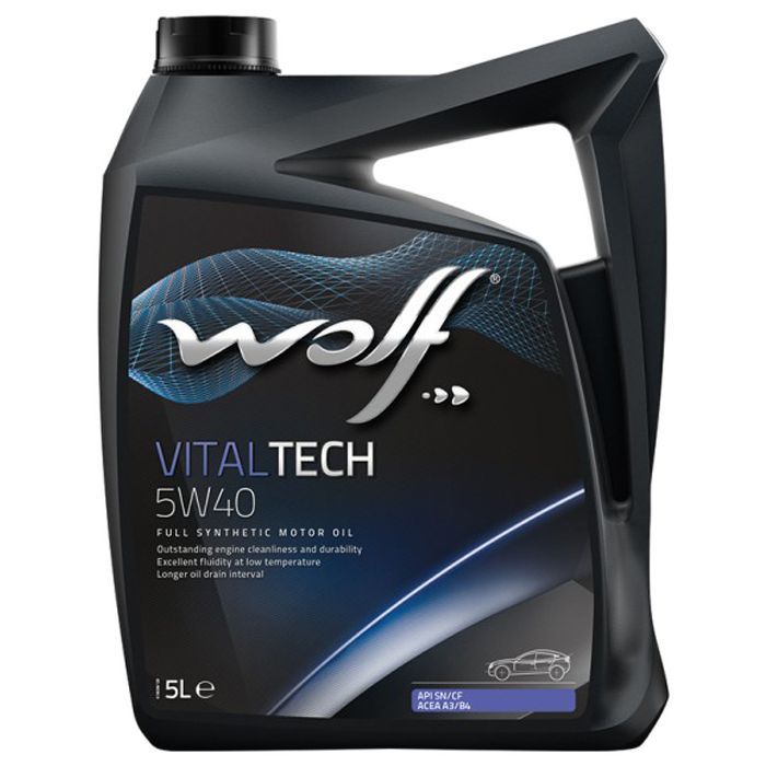 Моторное масло Wolf Vitaltech 5W-40 4л (8311192)