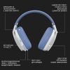 Наушники Logitech G435 Lightspeed Wireless Gaming Headset White (981-001074) изображение 9