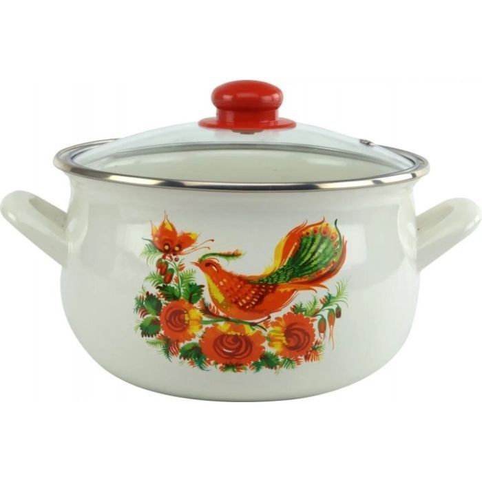 Каструля Gusto GT-T-118-FB Жар-птиця 18 см 3,1 л (96034)