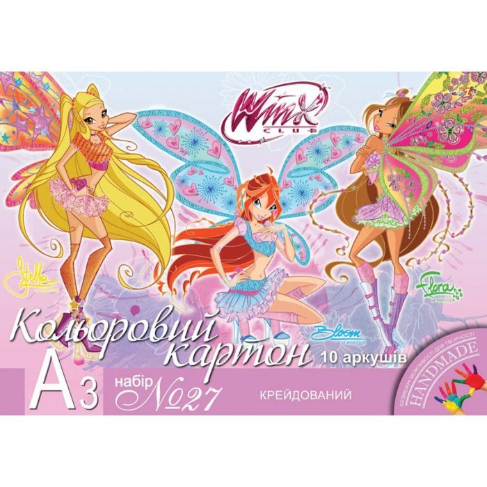 Цветной картон 1 вересня мелованного А3, 10 листов (950523) изображение 3