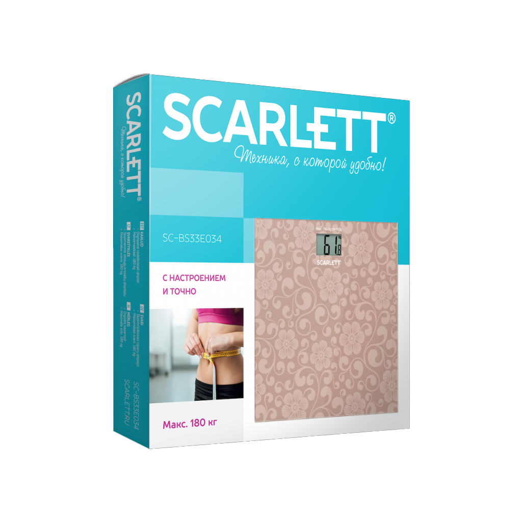 Весы напольные Scarlett SC-BS33E034 изображение 2