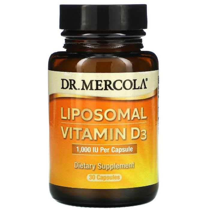 Витаминно-минеральный комплекс Dr. Mercola Витамин D3 липосомальный, 1000 МЕ, Liposomal Vitamin D3, 30 (MCL01732)