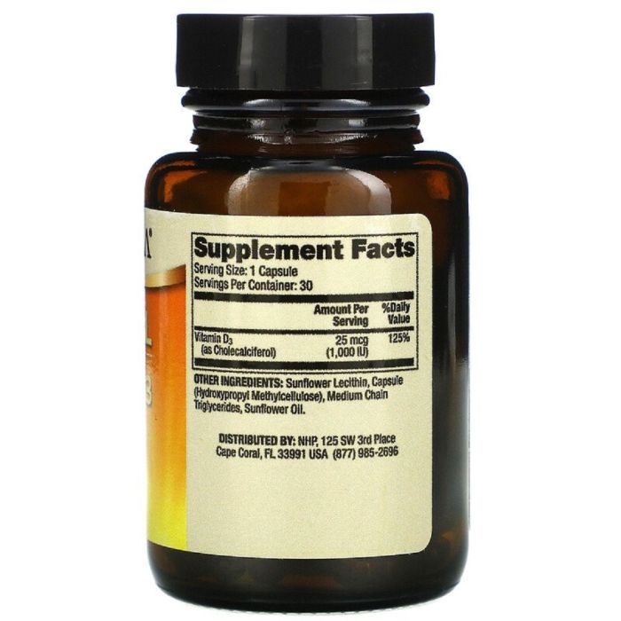 Витаминно-минеральный комплекс Dr. Mercola Витамин D3 липосомальный, 1000 МЕ, Liposomal Vitamin D3, 30 (MCL01732) изображение 2