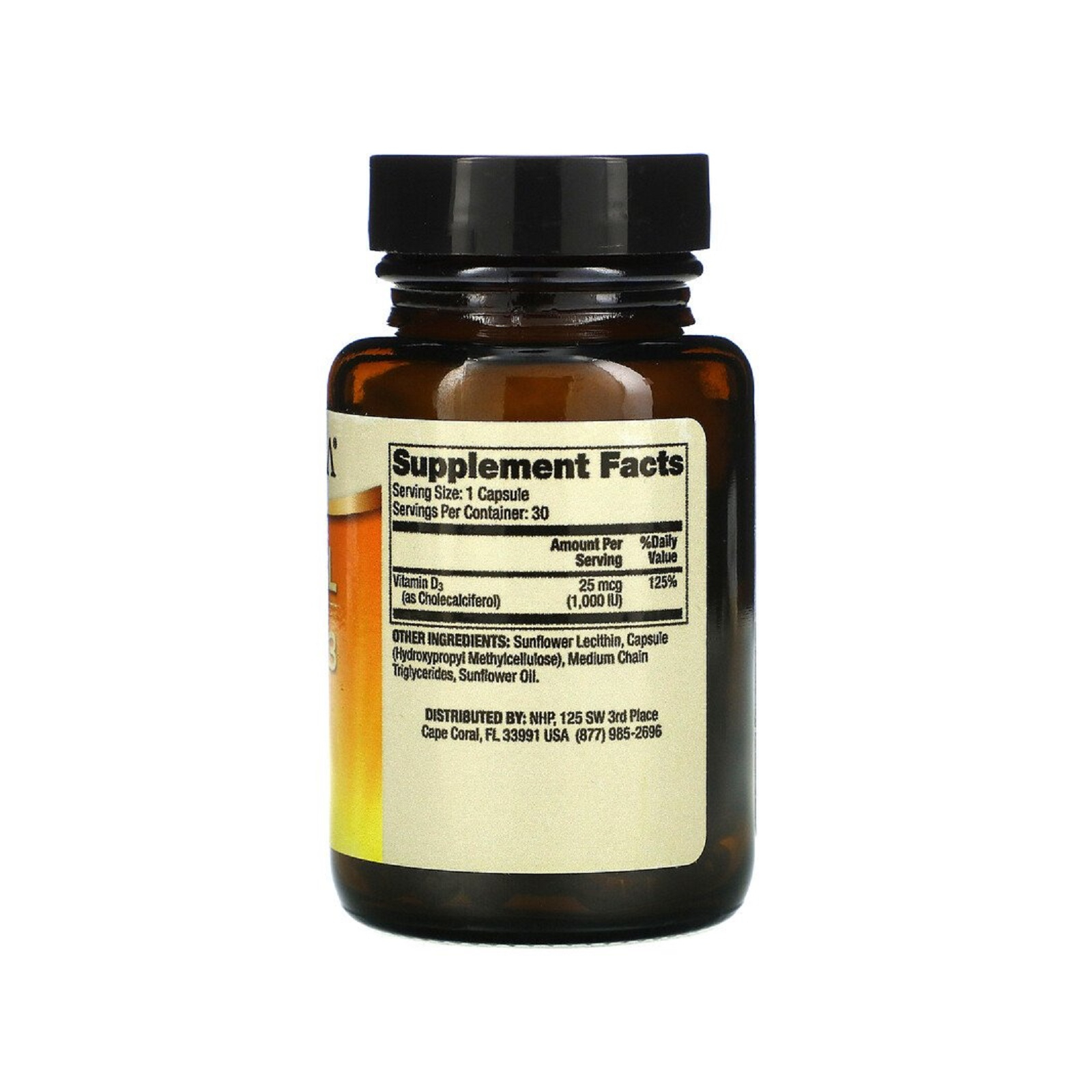 Витаминно-минеральный комплекс Dr. Mercola Витамин D3 липосомальный, 1000 МЕ, Liposomal Vitamin D3, 30 (MCL01732) изображение 2