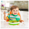 Набор детской посуды Munchkin тарелка секционная на присоске зеленая (27160.04) изображение 3