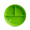 Набір дитячого посуду Munchkin тарілка секційна на присосці зелена (27160.04)