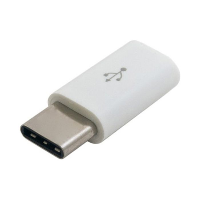 Перехідник Lapara USB 3.1 Type-C male to Micro USB female OTG (LA-Type-C-MicroUSB-adaptor white)