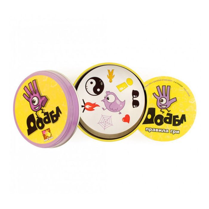 Настольная игра Аsmodee Dobble. Spot It! укр. (345/DOBB07UA) изображение 2
