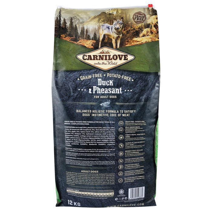 Сухой корм для собак Carnilove Adult Duck and Pheasant 12 кг (8595602508860) изображение 2