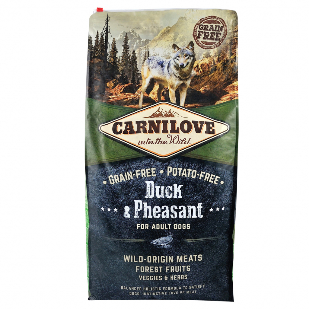 Сухой корм для собак Carnilove Adult Duck and Pheasant 12 кг (8595602508860)