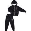 Спортивный костюм детский A-Yugi с капюшоном (7050-158G-black)