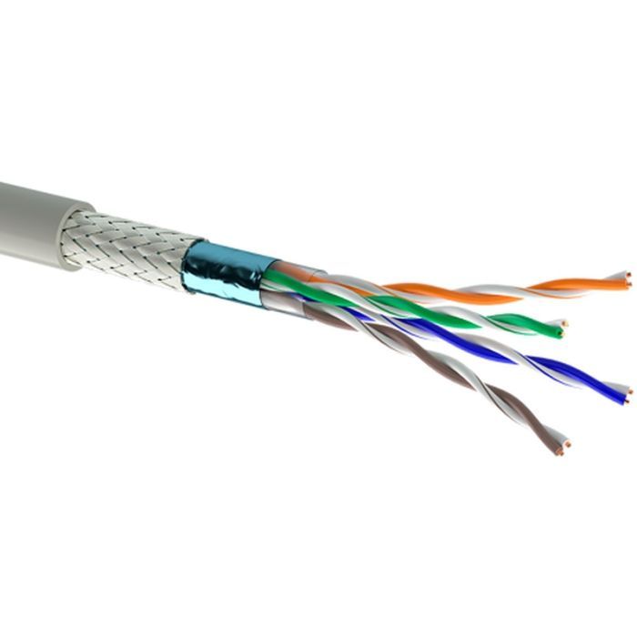 Кабель мережевий OK-Net SFTP 305м cat.5e LSFROH (SF/UTP-cat.5E LSFROH) (КПВнг-HFЭО-ВП (200) 4*2*0,51)