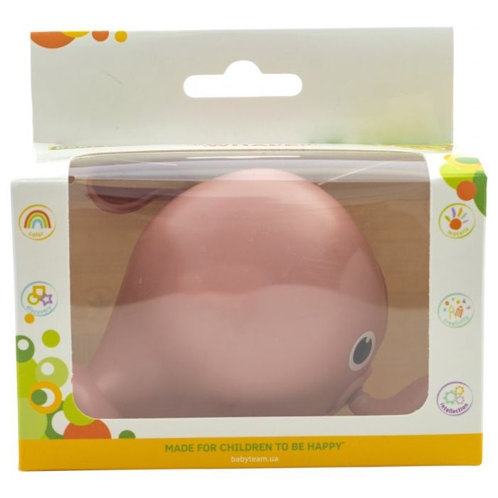 Іграшка для ванної Baby Team Кит Рожевий (9041_рожевий) зображення 2