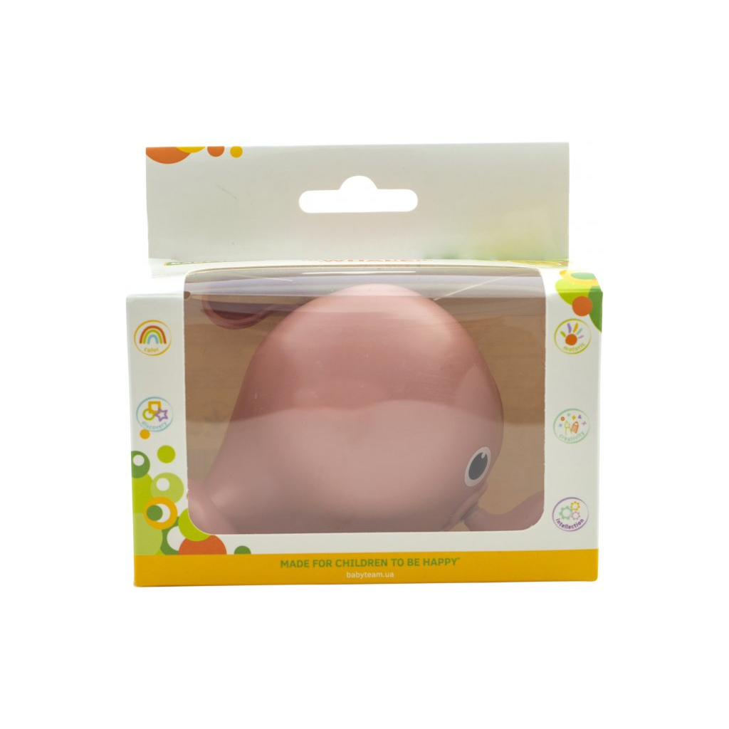 Игрушка для ванной Baby Team Кит Розовый (9041_розовый) изображение 2