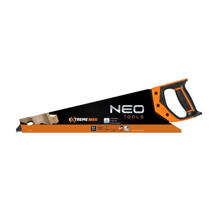 Ножівка Neo Tools по дереву, Extreme, 450 мм, 7TPI, PTFE (41-116) зображення 4