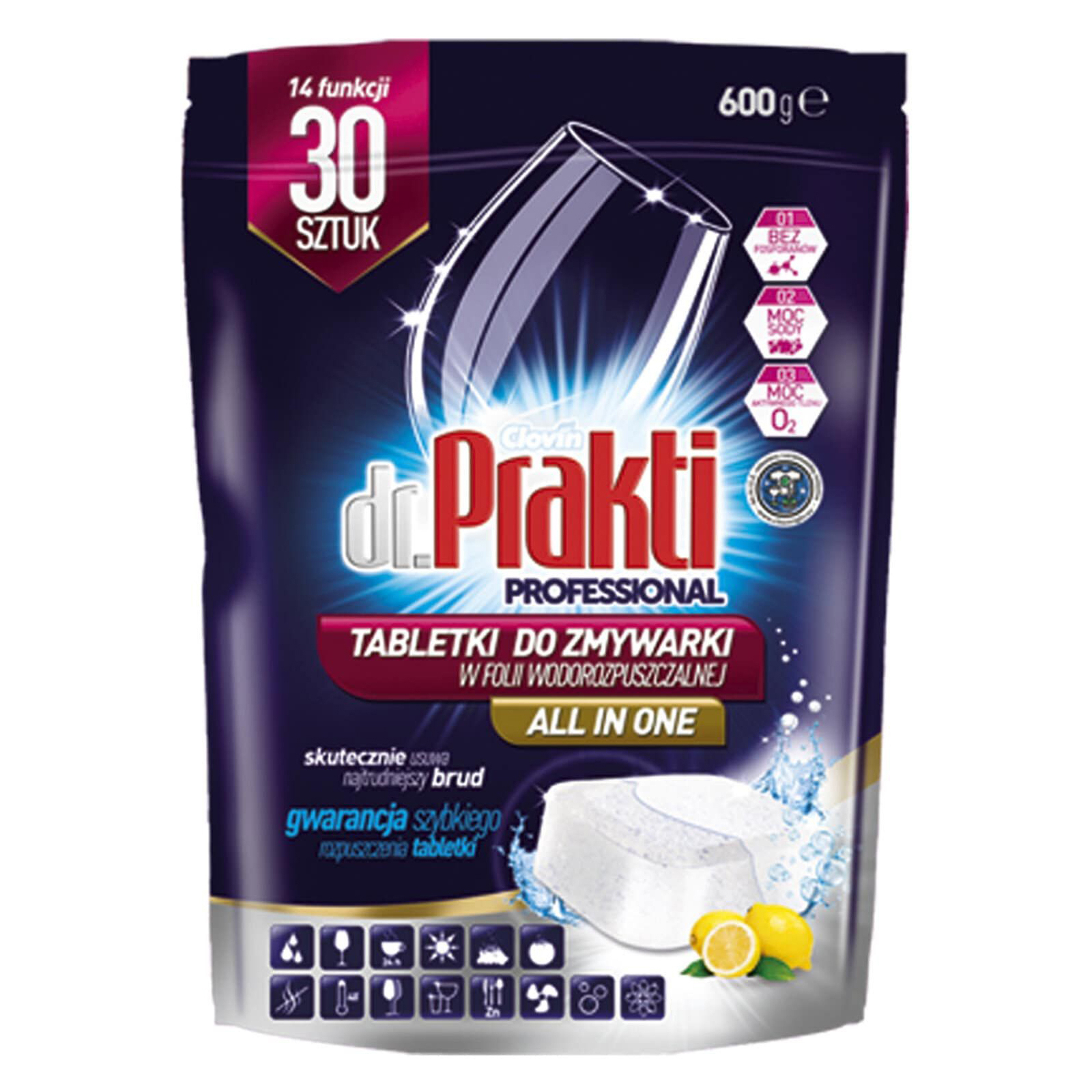 Таблетки для посудомийних машин Dr. Prakti 30 шт. (5900308778463)