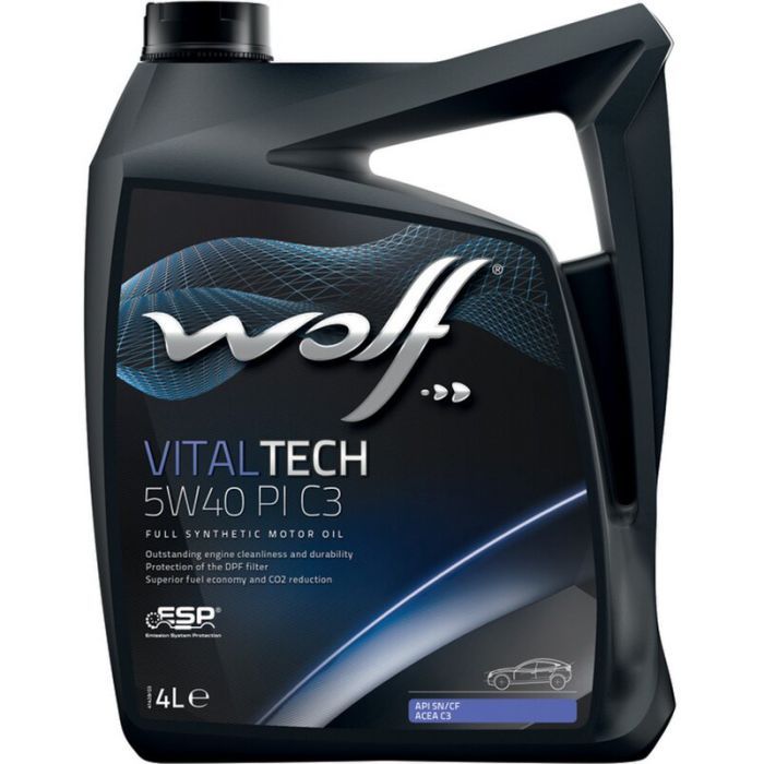 Моторное масло Wolf VITALTECH 5W40 PI C3 4л (8302916)