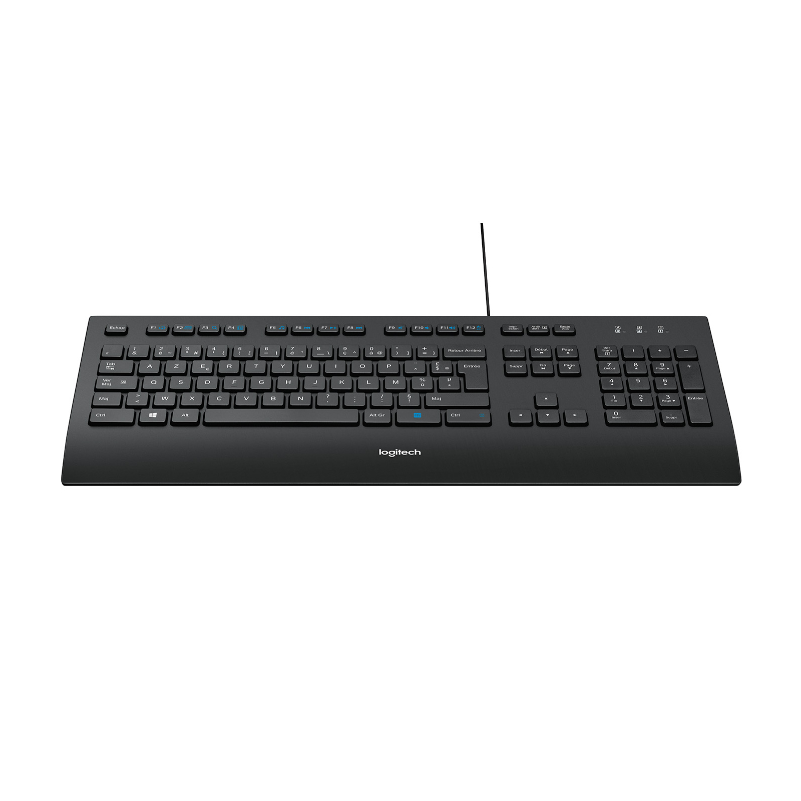 Клавіатура Logitech K280e for Business USB UA Black (920-005217) зображення 3