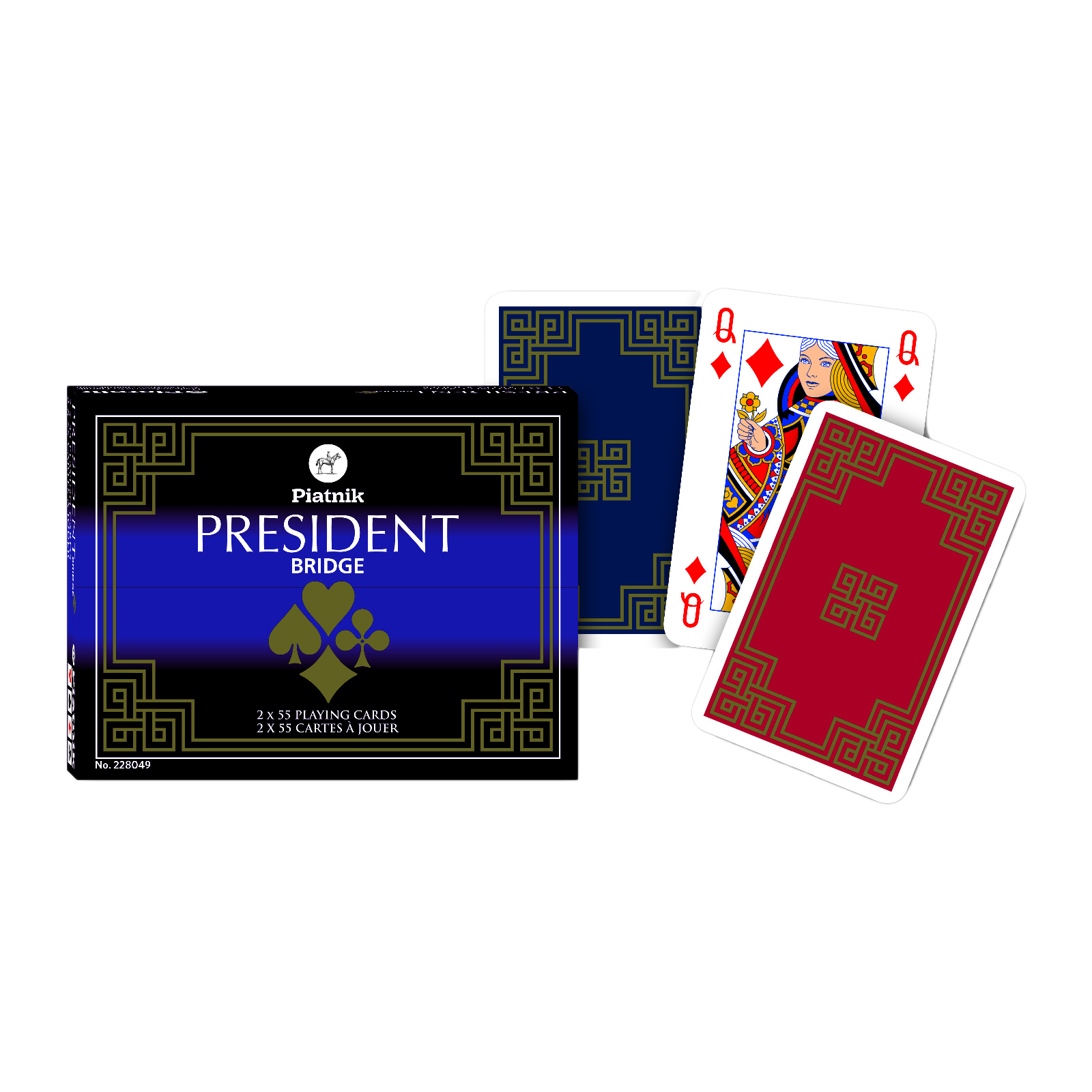 Гральні карти Piatnik Президент, 2 колоди х 55 карт (PT-228049)