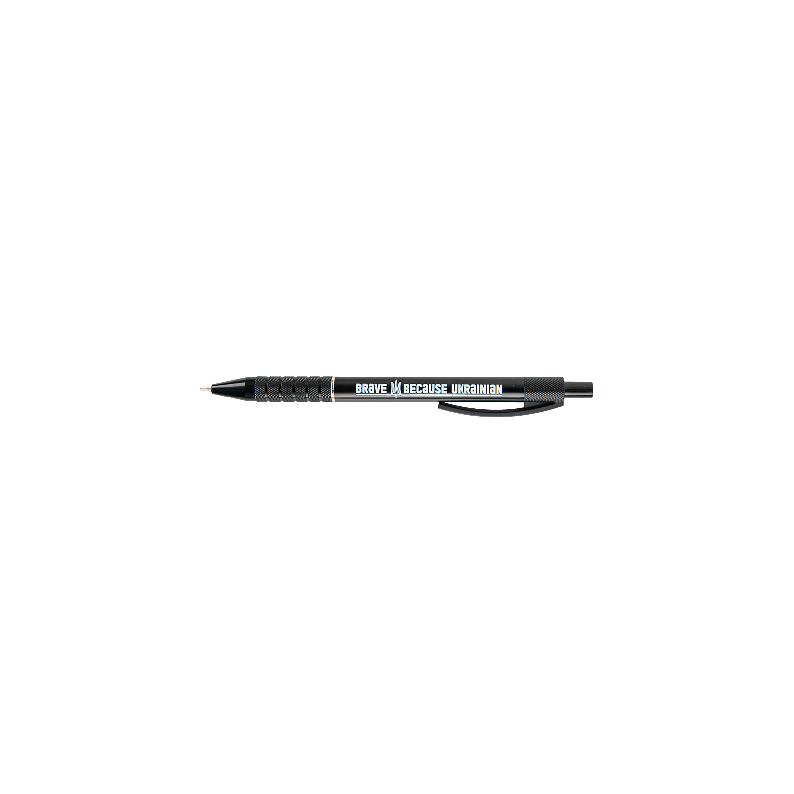 Ручка масляная Axent автоматическая Prestige Brave because ukrainian , 0.7 мм, синяя (AB1086-08-02) изображение 2