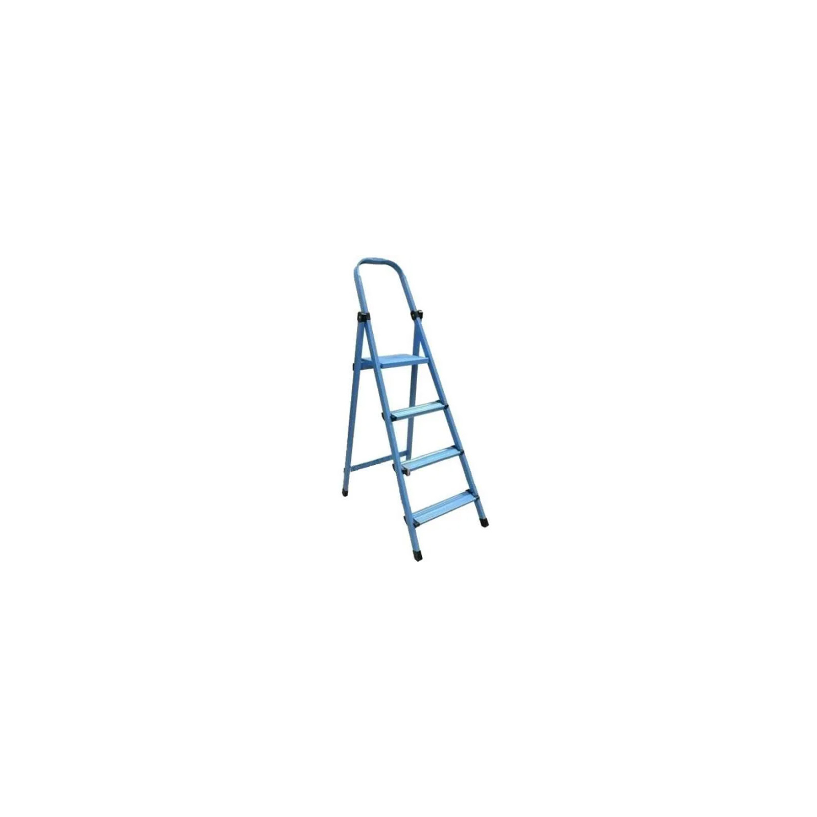 Лестница Work's стремянка металлическая 404 4 ст., синяя (63271)