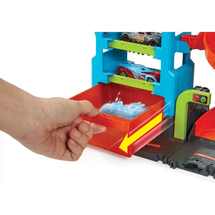 Автотрек Hot Wheels Автомойка: Мегабашня (HDP05) изображение 3