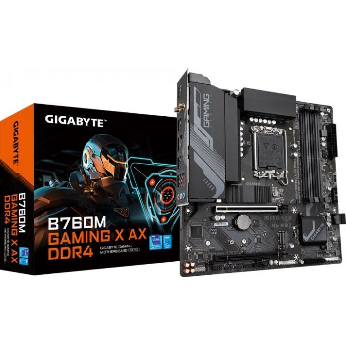 Материнская плата GIGABYTE B760M GAMING X AX DDR4 (B760M G X AX DDR4) изображение 2