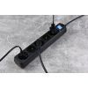 Сетевой удлинитель 2E 5XSchuko з вимикачем, 5м, black (2E-U05ES15M5BK) изображение 9