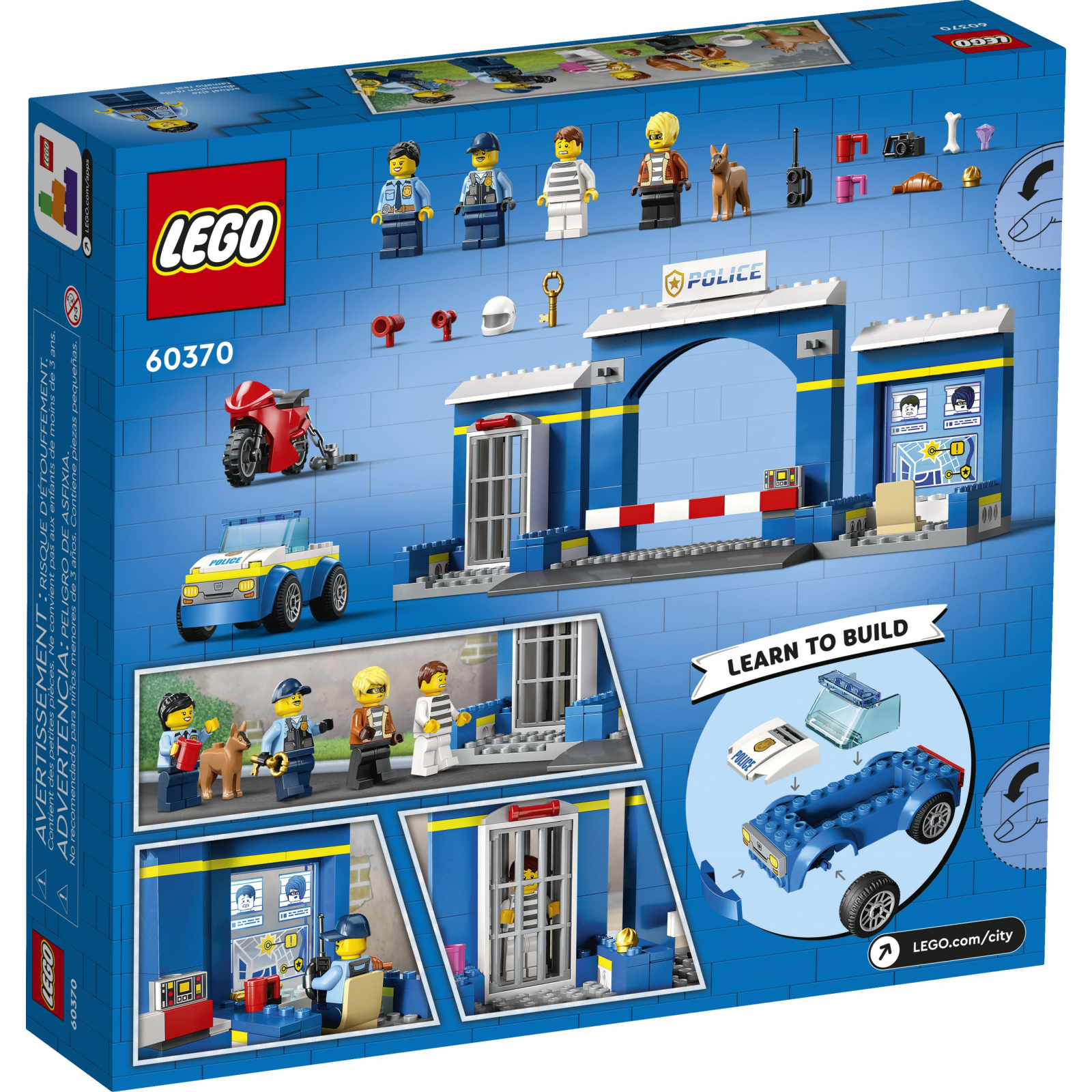 Конструктор LEGO City Преследование на полицейском участке 172 деталей (60370) изображение 9