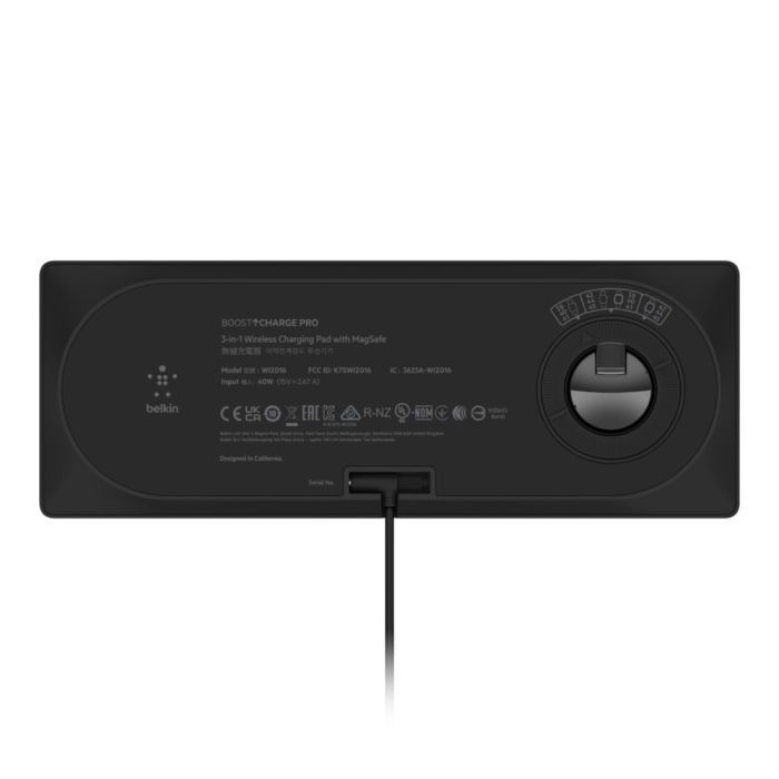 Зарядное устройство Belkin 3in1 MagSafe, white (WIZ016VFWH) изображение 9