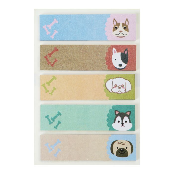 Стикер-закладка ZiBi бумажные KIDS Line DOGS 45x12 мм 5 x 20 листов (ZB.15101)