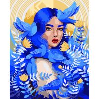 Картина по номерам Santi Вільна Українка 40*50см ©pollypop92 (954448)
