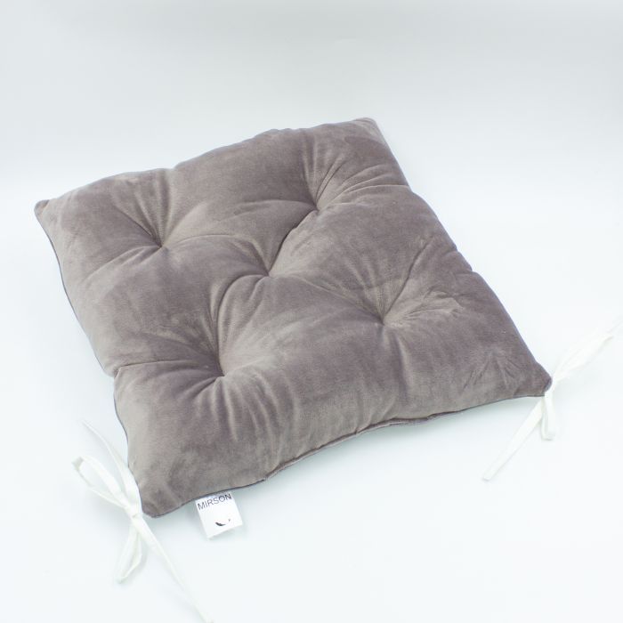 Подушка на стул MirSon 28-0005 Ashen Velvet 40х40 см (2200006185895) изображение 2