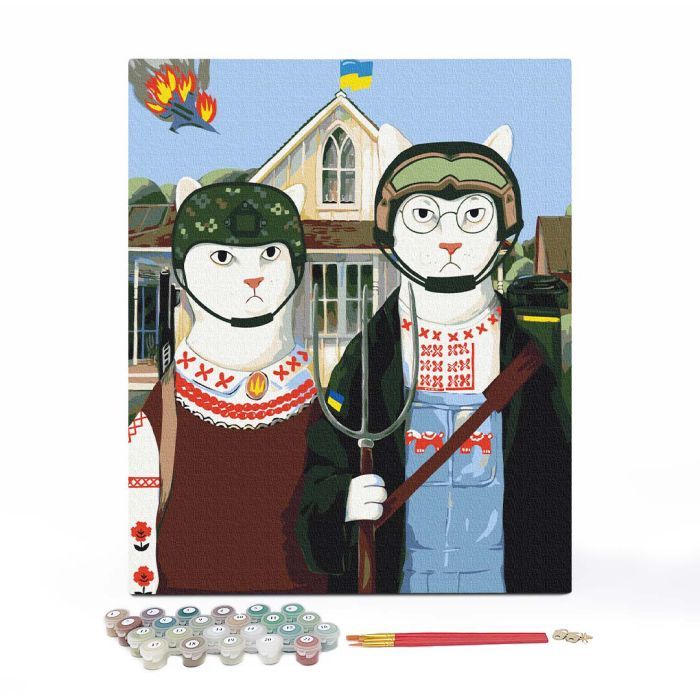 Картина по номерам Orner Украинская Котика 40х50 см (orner-1675) изображение 2