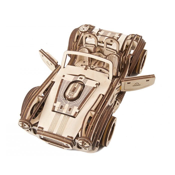 Конструктор Ugears Дрифт Кобра гоночный автомобиль (6337288) изображение 8