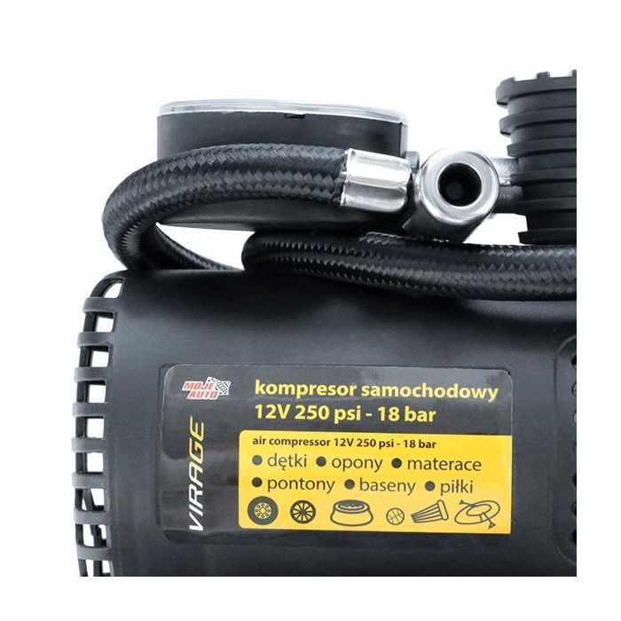 Автомобільний компресор VIRAGE 12V 250 Psi 18 Атм (93-015) зображення 3