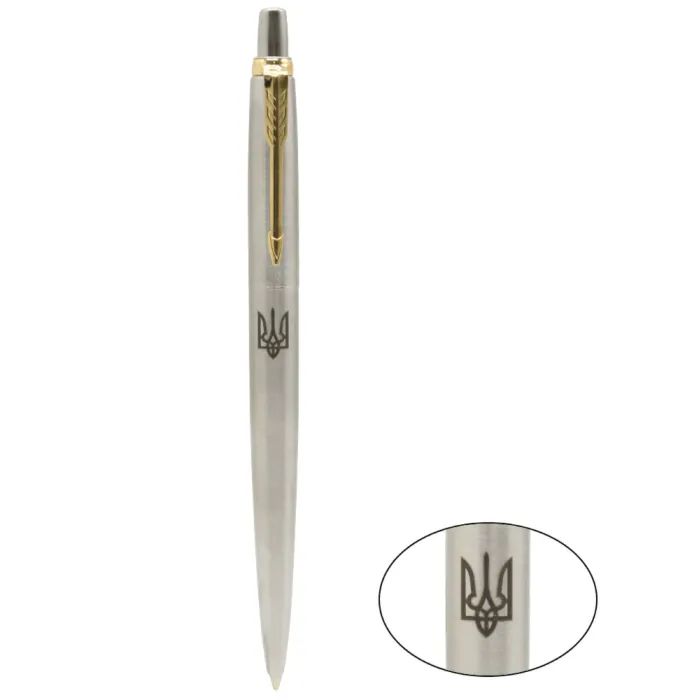 Ручка кулькова Parker JOTTER 17 UKRAINE SS GT BP Тризуб (16032_TR) зображення 2