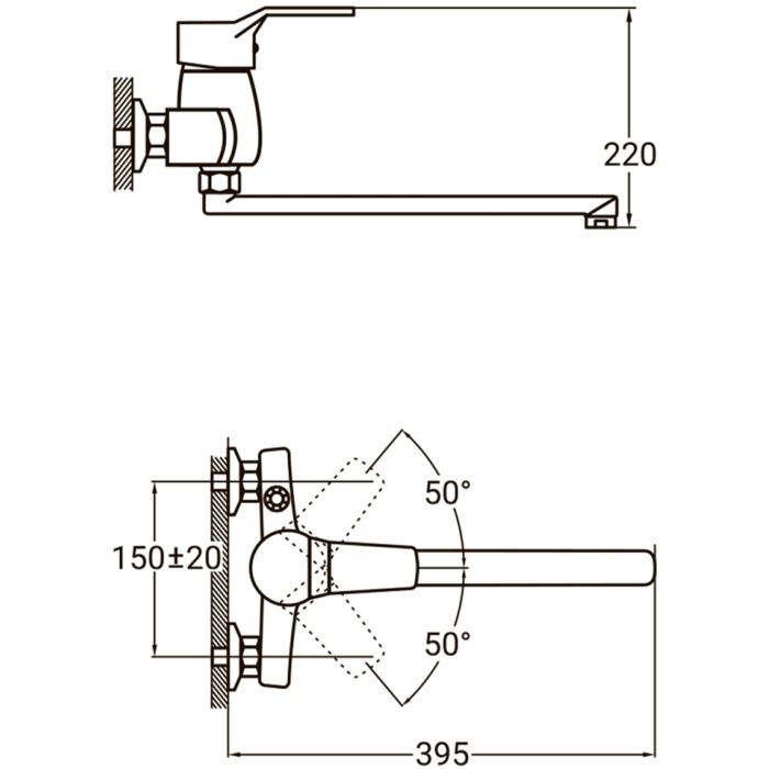 Смеситель AQUATICA NL-2C243C изображение 7