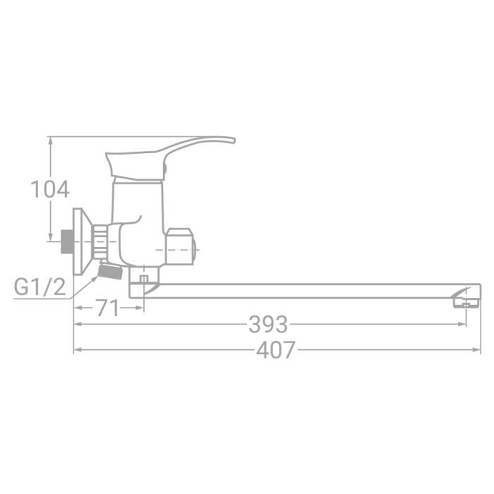 Смеситель TAU SM-2C244C (9843220) изображение 3
