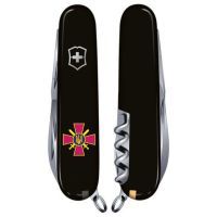 Нож Victorinox Spartan Army Black "Емблема СВ ЗСУ" (1.3603.3_W0020u) изображение 3