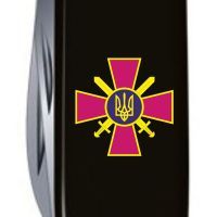 Нож Victorinox Spartan Army Black "Емблема СВ ЗСУ" (1.3603.3_W0020u) изображение 4