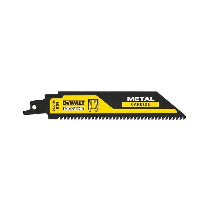 Полотно DeWALT для сабельных пил, EXTREME CARBIDE , 152 мм., 8 TPI (DT20436) изображение 2