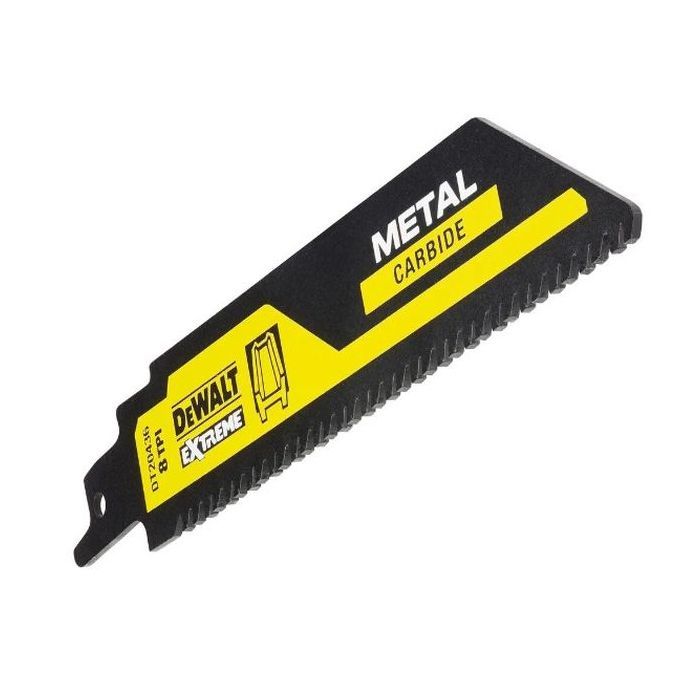 Полотно DeWALT для сабельных пил, EXTREME CARBIDE , 152 мм., 8 TPI (DT20436) изображение 3