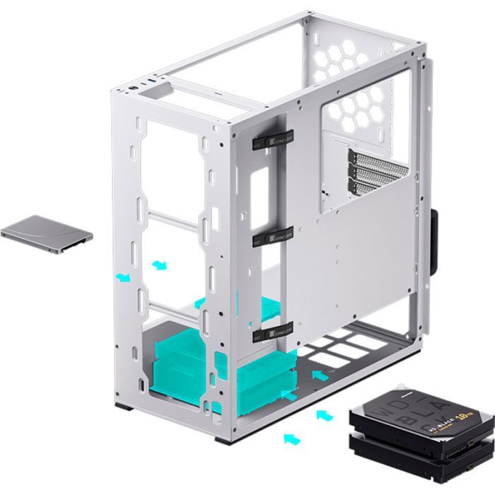 Корпус JONSBO VR4 White изображение 10