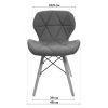 Кухонний стілець GT Racer X-D28 Plus Velvet Gray зображення 10