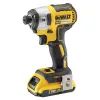 Шуруповерт DeWALT 18V XR Li-Ion, 2x2Ah, бесщеточный, 205 Нм, 3250 об/мин, кейс (DCF887D2) изображение 2