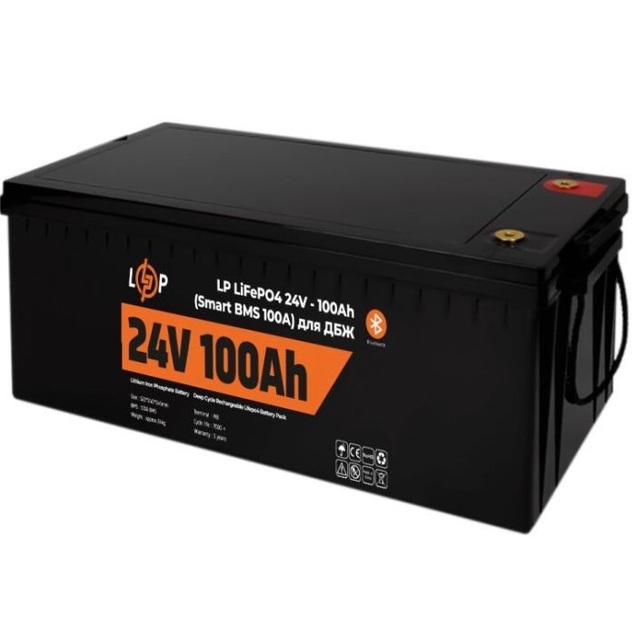 Батарея LiFePo4 LogicPower LiFePO4 25,6V - 100 Ah, LCD (20200)